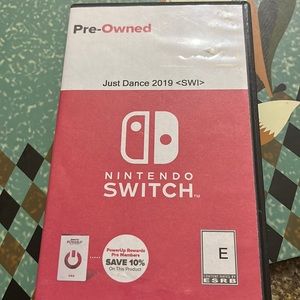 Just dance 2019 Nintendo switch game